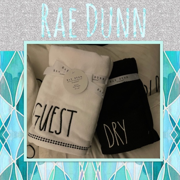 Rae Dunn Hand Towel Set (4). NWT!! - Picture 3 of 8